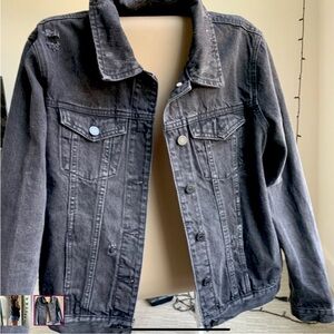 Buffalo David Bitton black denim jacket medium